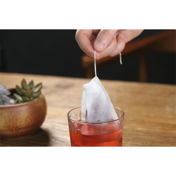 

heal fashion bags empty string teabags seal filter paper teabag 5.5 x 7cm for herb loose tea