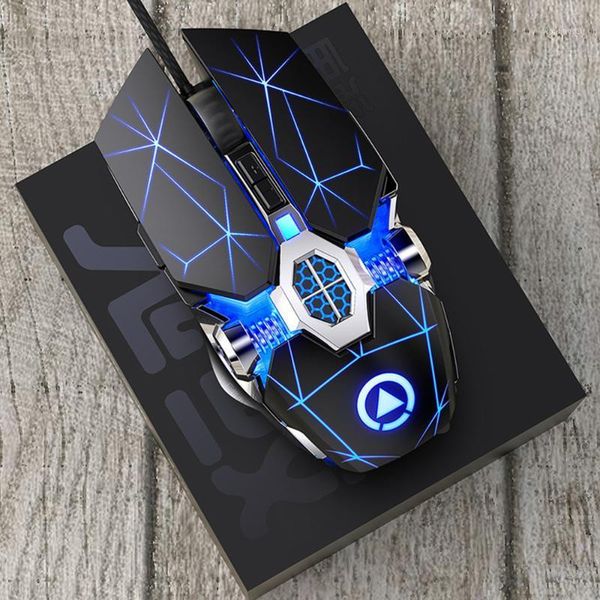 

professional wired computer mouse ergonomic gaming mouse usb 3200 dpi silent mice with led backlight 7 button for pc lap