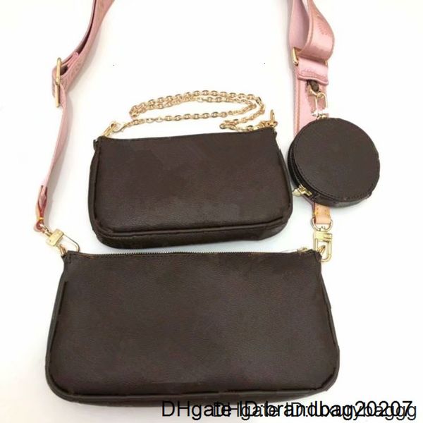 

знаменитые женщины мода посланник роскошные классические косметические плечо девушка 3 набор портативной сумки, Black;red