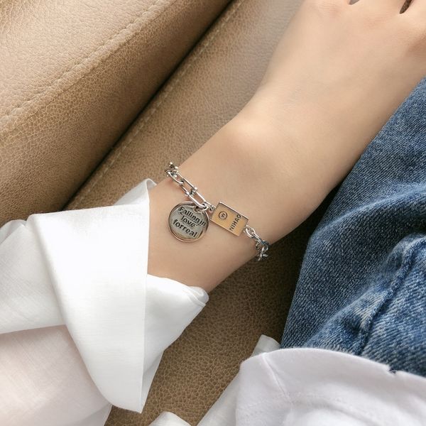 bracelet de créateur bracelets en argent bracelet argenté 925 chaînes de poignet pour les femmes best 2020 nouveau beau style moderne classique 69SZ