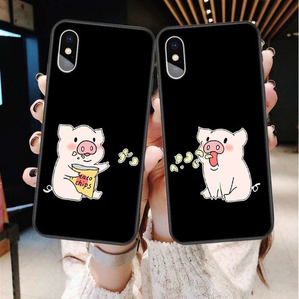 

bff soft silicon case vip xs max xr x 5s se 6 6s 7 8 plus 11 pro max, black