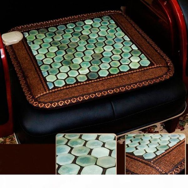 

hexagonal jade cushion heated mat tourmaline cushion with therapy function healthcare pad for sale
