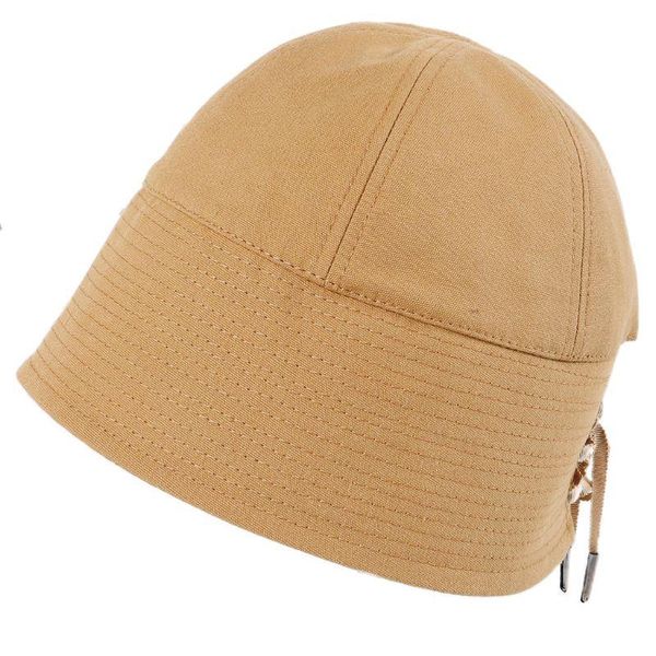 

women summer wide brim sunscreen dome bucket hat hollow out criss-cross lace-up bandage outdoor vacation fisherman cap, Blue;gray