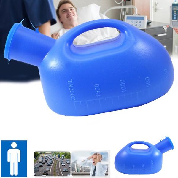 

bath accessory set 2000ml plastic male urinal with lid urgent urine bottle men's chamber pot travel car toilet