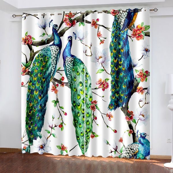 

luxury blackout 3d window curtains for living room bedroom blue animal curtains 3d window curtains for living room bedroom