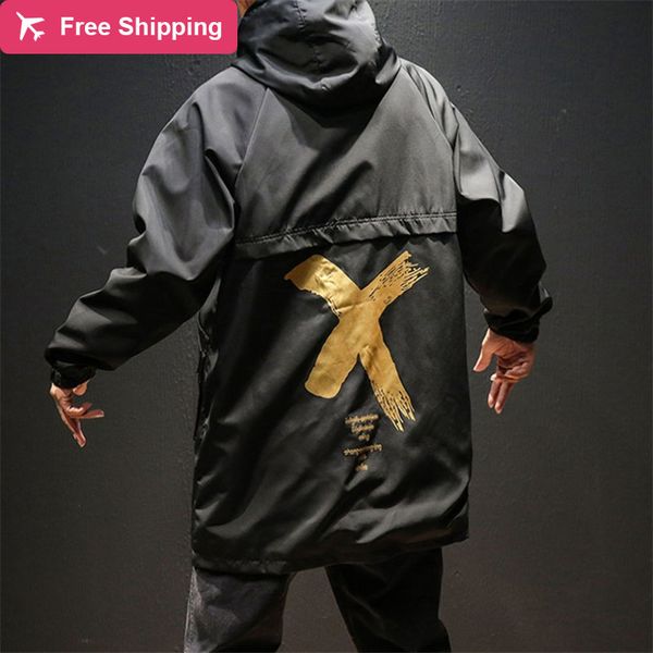 

2020 new coat with male fall long cake coat,, Black;brown