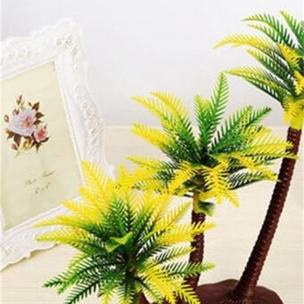 

a-new design tree micro-plastic landscape sandbox style palm island plant decoration artificial coconut