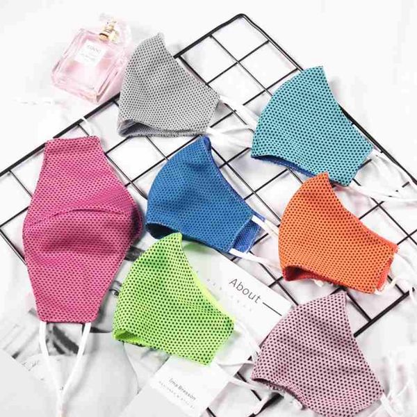 

factory 7 colors fashion face mask breathable adjustable mouth masks polyester dustproof washable reusable face m