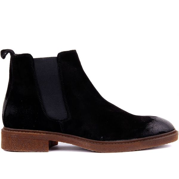 

men's black suede boots 35li