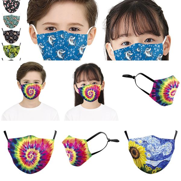 

face printing hd fashion 100pcs reusable mask 3d protective pm2.5 washable kids masks 5layers f 3cyx
