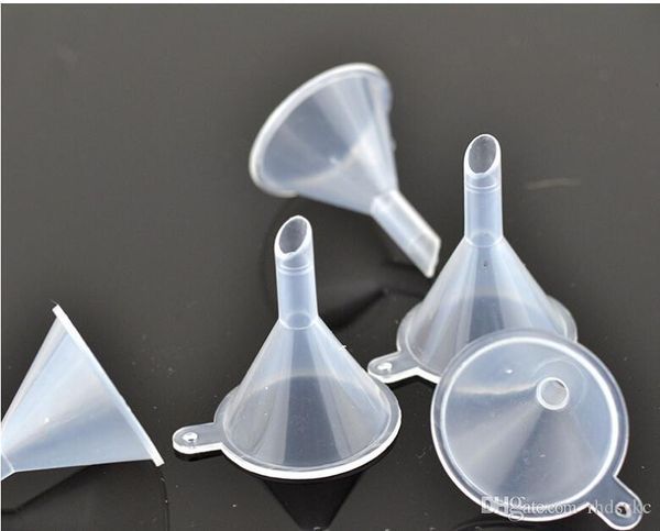 

funnels plastic mini perfume small liquid essential oil filling empty bottle packing tools new