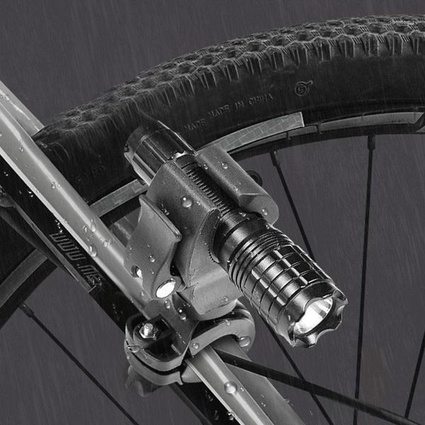 

bike lights bracket bicycle clip outdoor movement black silicone electric motorcycle mountain light clip1