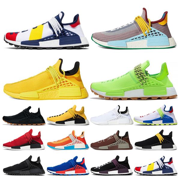 

with box 2020 pharrell williams human race races tennis men running shoes woman yellow homecoming nerd black mens trainers sneakers 36-45