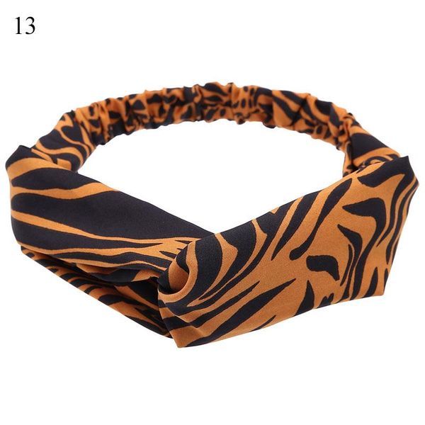 

retro women feather printed headband boho cross knotted elastic hairband female fashion hair accessories stretch floral headwear q jllecu