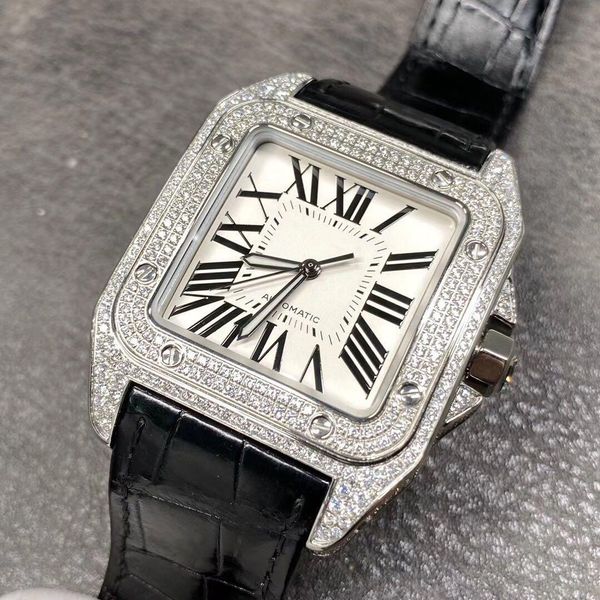 

new v6 production 904l fine steel cnc engraving technique 51 x41.3mm sapphire imported glass scratch proof ultra high performance ratio, Slivery;brown