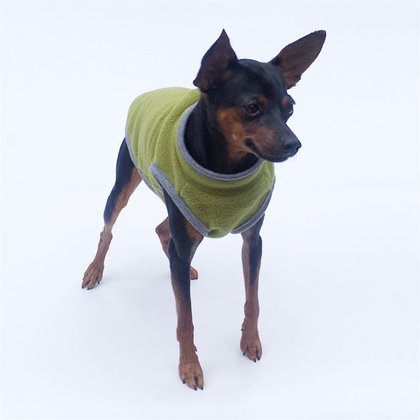 

pets fleece vest winter poodle dogs tactic pullover clothes snap button solid color sweaters fashion sleeveless new 6 7ly g2