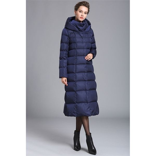 

women winter thick plus size long puffer down zipper hood oversize coat female black silver navy 4xl 7xl large jacket c1204
