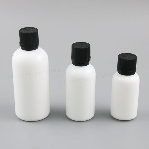 

12 x refillable natural white glass bottle with tamper evident cap 30ml 50ml 100ml 1oz white glass containers