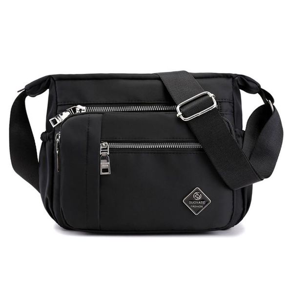 

женщины мода нейлон междунистичные сумки messsgener сплошной цвет молния водонепроницаемая сумка сумка крестовика известный бренд дизайнерск, Black;red