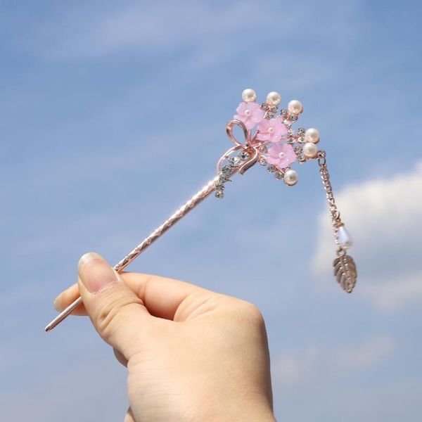 

glass crystal rhinestones wedding flower hair combs pins hair stick for bridal women hairpins headpiece jewelry accessories, Golden;silver