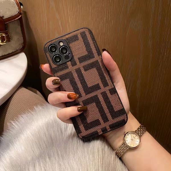 

designers leather phone cases for iphone 14 13 12 11 pro max xr xsmax 8 7 plus fashion letter print back shell 14pro 14promax 13pro 13promax