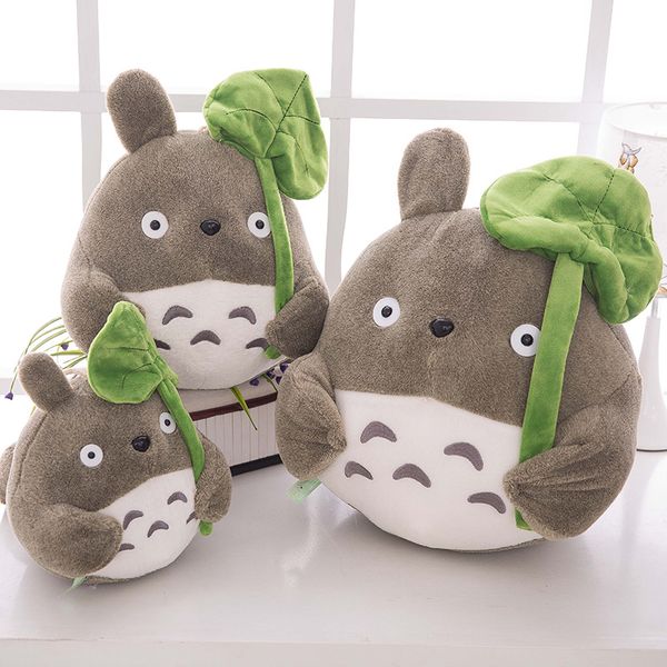 

New lotus leaf Dragon cat doll plush toy cartoon cute cat cat genuine Miyazaki Junba doll wholesale