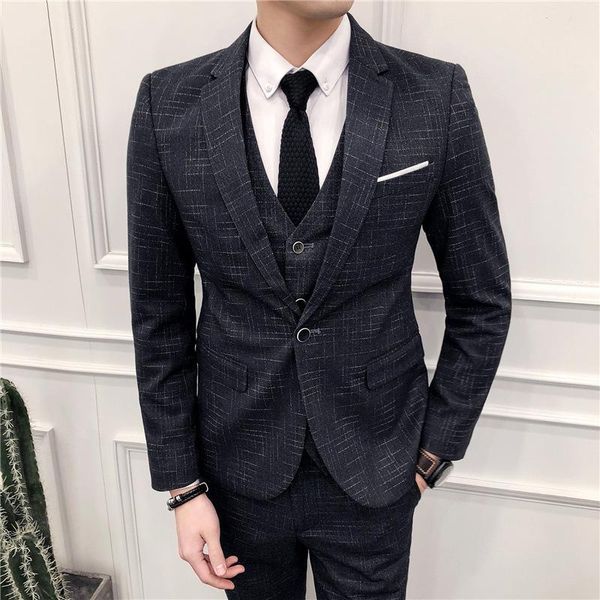 

suit suit men's clothing korean version slim professional formal dress man's dress bridegroom wedding, White;black
