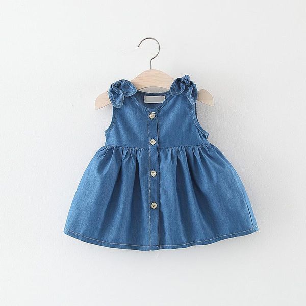 

baby / toddler trendy denim dress, Red;yellow