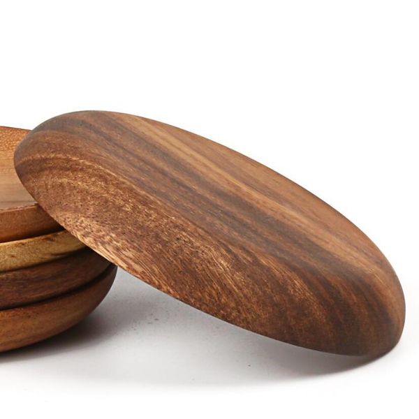 

new art plate acacia wooden dishes & plates tray dinner plate food dessert tea plate round square rectangle din wmtvtl toys2010