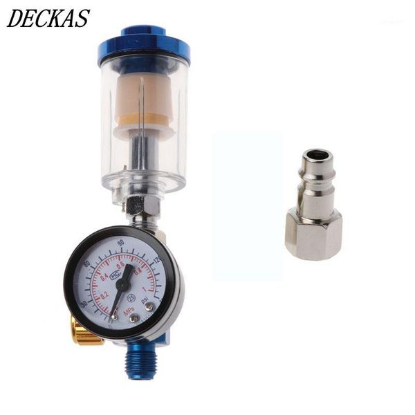 

paint repair & maintenance supplies deckas air pressure regulator gauge spray gun in-line water oil trap filter separator kit t