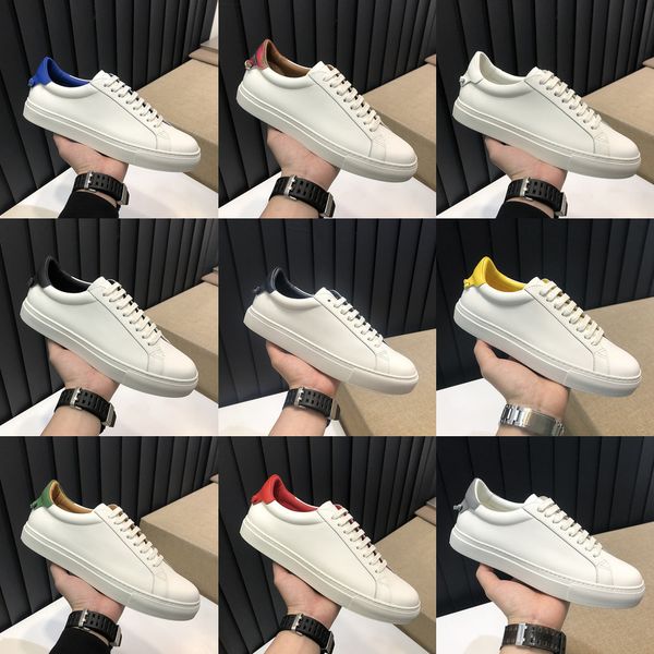 

2022 mens womens casual shoes fashion white black leather pelle appartamento dress party dimensione running trainers