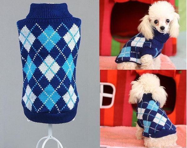 

autumn winter small dog sweater pet jumper knit coat dog sweater clothes for small puppy pet 5 color xs s m l xl1