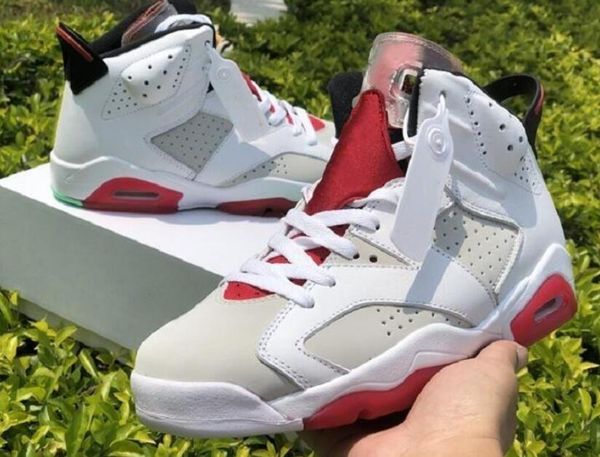 

good quality 6 hare basketball designer shoes neutral grey white true red black vi fashion sport zapatos sneakers with box
