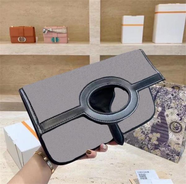 

20ss classic luxury designer old flower letter women clutch bags embroidery canvas vintage letter hasp fashion bags totes