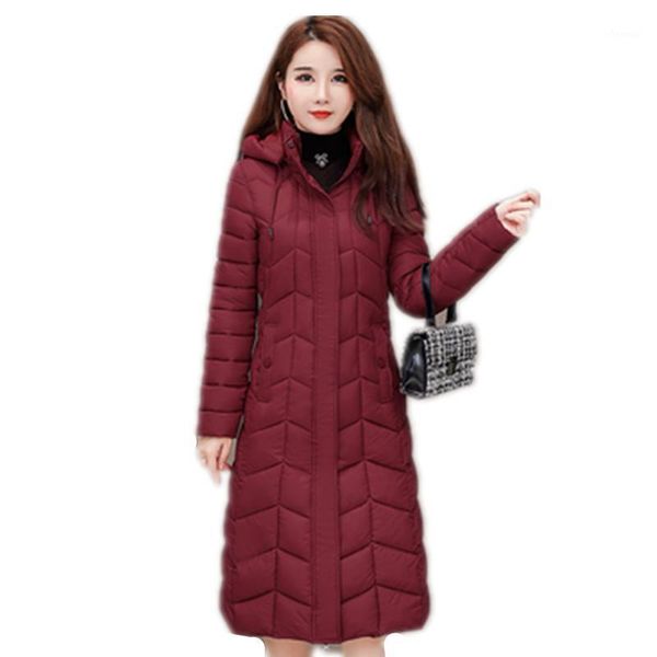 

jqnzhnl women winter down jacket long coat 90% white duck down coat women korean style hooded slim warm jacket as11731, Black