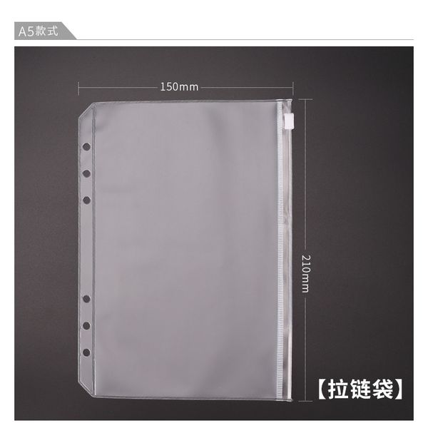 

1 шт. лот a5 a6 a7 a7 сумка для хранения школьная офис поставка прозрачный свободный новый ноутбук молния самоуложительный держатель файлов