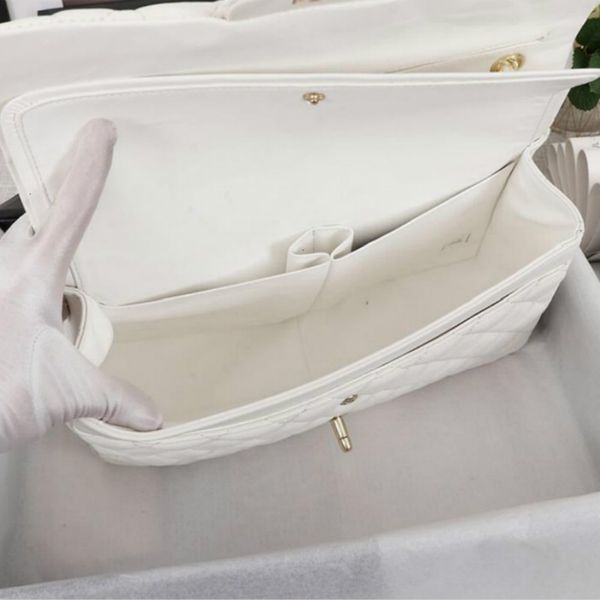 

selling fashion genuine leather shoulder bag classic women lambskin diamond lattice double flap bag single shoulder messenger hand bag