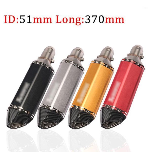 

51mm for 390 cb400 cb 400 ninjia 300 tmax 530 pcx150 atv 370mm motorcycle exhaust escape universal modified muffler modified1
