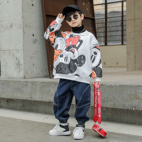 

pullover plush sweater autumn 2020 winter new foreign sle children's korean base coat, Black
