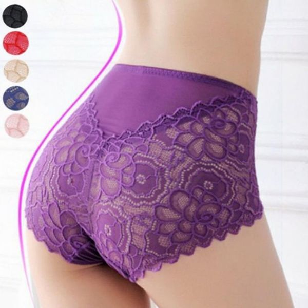 

women's panties cotton panty briefs lace women underwear lingerie for female ladies pantys underpants high waist1, Black;pink