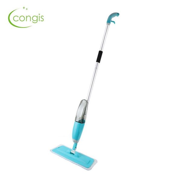 

congis горячие продажи вода распылительный пол mop с кресло microfibre заменить 2 цвета плоские швабры для домашнего чистки кухонная плитка