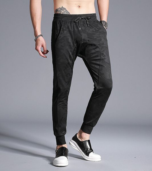 

casual pants pant thin men of the cotton male camouflage design revu, White;black