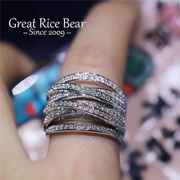 

creative luxury personality exaggerated luxury shining multi-ring winding micro-ring ring female ring custom approval, Golden;silver