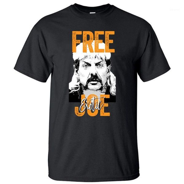 

joe exotic tshirt men tiger king 2020 summer t shirt shirts for president short sleeve tees cotton tshirts streetwear1, White;black