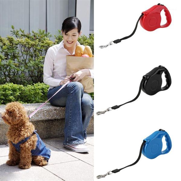 

durable dog leash automatic retractable dog lead extending puppy walking running leads for small medium dogs cat pet supplies1