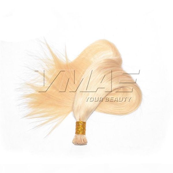 

european russian 1g strand 100g black brown 613 blond straight pre bonded keratin stick double drawn i tip virgin remy human hair extension