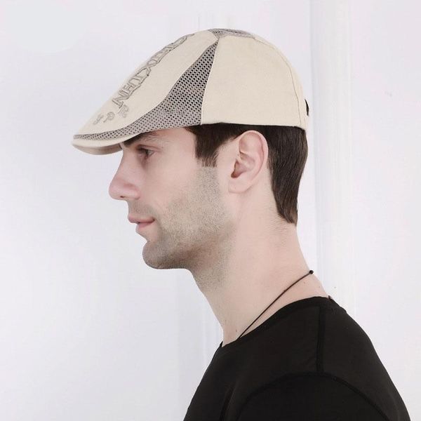 

2021 summer outdoor sports berets caps for men women casual peaked caps letter embroidery sun hats casquette cap peaky blinders, Blue;gray
