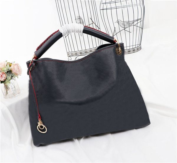 

fashion genuine leather handbags women tote shoulder bags with dust bag