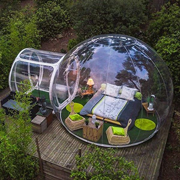 Hotel gonfiabile della Camera della tenda della bolla per la pompa di aria libera all'ingrosso libera della fabbrica del diametro umano 3m