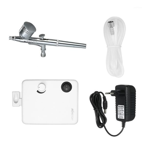 

mini dual action airbrush compressor kit nail paint spray gun 0.3mm air brush painting make up body tattoo art paint nail tool1